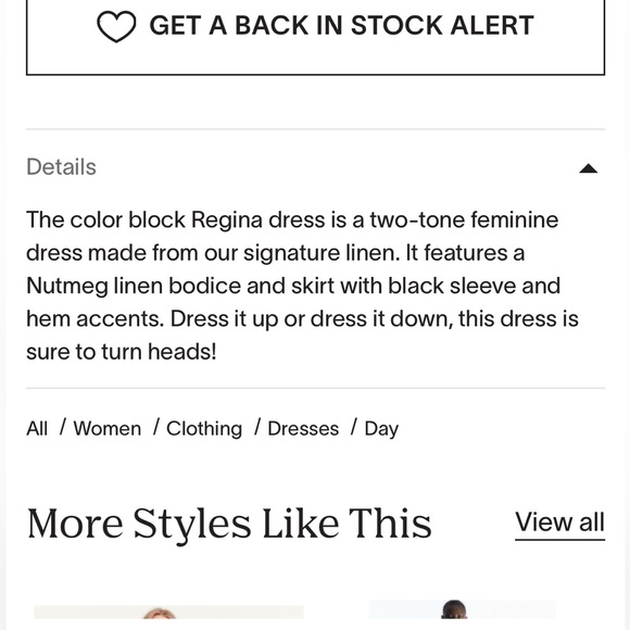 Rachel Pally Two-Tone Regina Dress - Picture 8 of 9